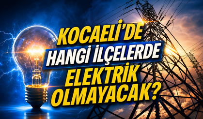 Kocaeli'de Elektrik Kesintisi Alarmı! 6 Eylül 2026