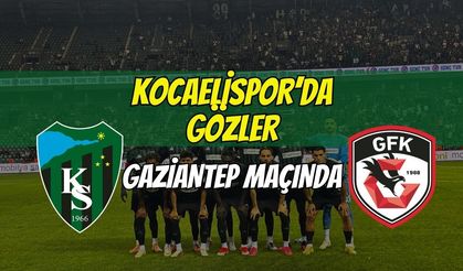 Kocaelispor’da gözler Gaziantep FK maçında: Hedef Galatasaray yenilgisini unutturmak