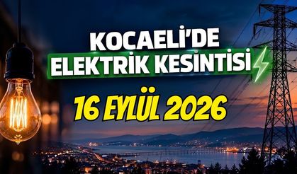 Kocaeli'de 16 Eylül'de Geniş Çaplı Elektrik Kesintisi! İşte Etkilenecek İlçe ve Mahalleler