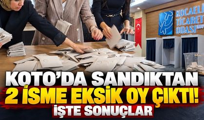 KOTO’da Sandıktan 2 İsme Eksik Oy Çıktı! İşte Sonuçlar