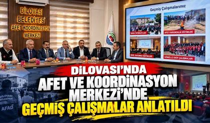 Dilovası’nda Afet ve Koordinasyon Merkezi’nde Geçmiş Çalışmalar Anlatıldı