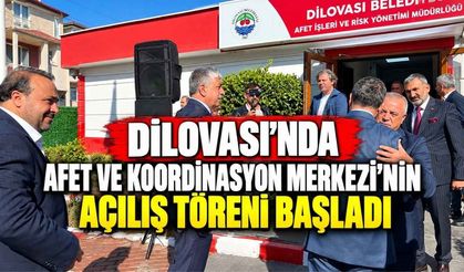 Dilovası’nda Afet ve Koordinasyon Merkezi’nin Açılış Töreni Başladı