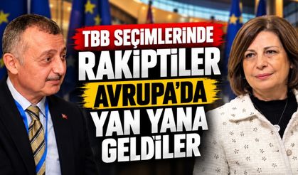 TBB Seçimlerinde Rakip Olan Ayşe Ünlüce ile Tahir Büyükakın Avrupa Konseyi’nde Yan Yana Geldi