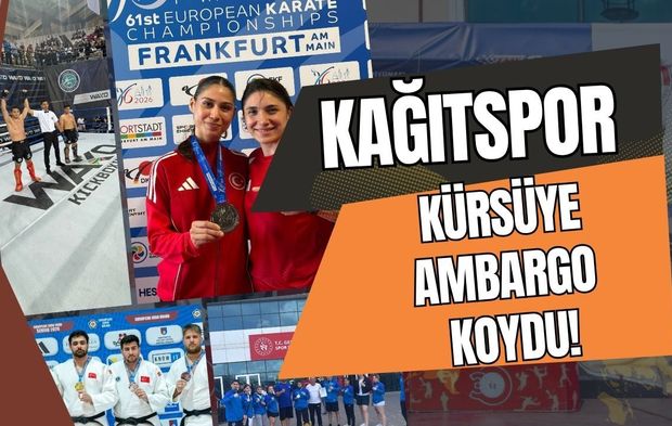 Kocaeli Kağıtspor Durdurulamıyor! Dünyayı Sallayan Mavi-Beyazlılar Kürsüye Ambargo Koydu