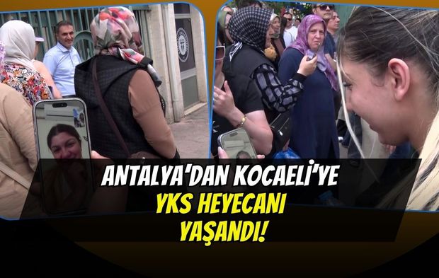 İzmit'te Duygusal YKS Anları: Antalya'daki Anne Kocaeli’de Sınava Giren Kızını Görüntülü Arayıp Gözyaşlarıyla Karşıladı!