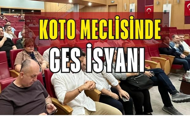 Kocaeli Ticaret Odası Meclisinde GES İsyanı