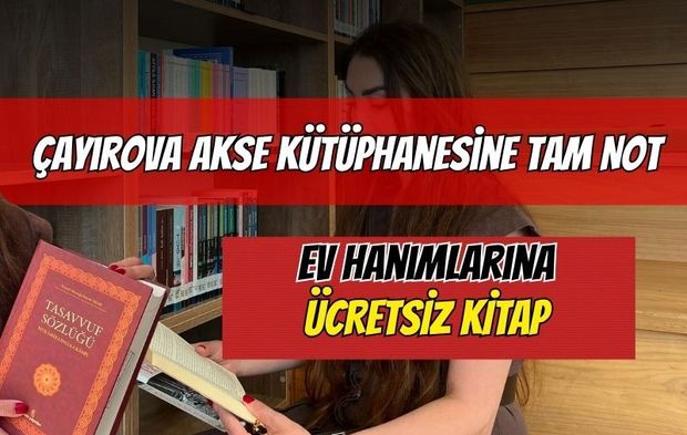 Akse’ye Kütüphane Desteği: Derya Taştan’dan Büyükşehir’e Teşekkür