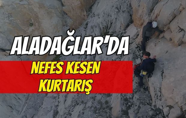 Aladağlar’da Zorlu Kurtarma Operasyonu