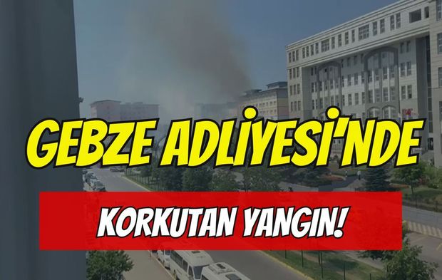 Gebze Adliyesi'nde Panel Yangını