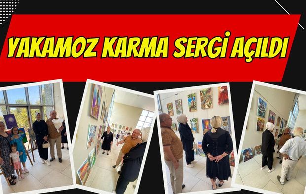 Gölcük'te Yakamoz Karma Resim Sergisi Sanatseverlerle Buluştu