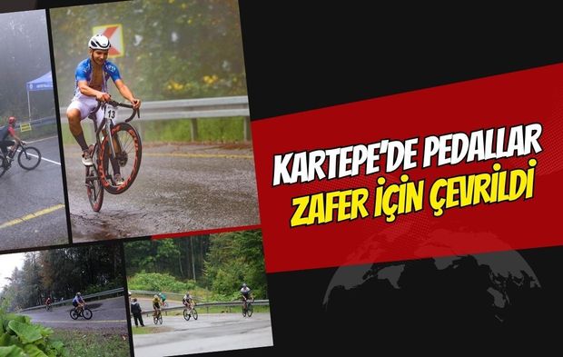 Kartepe’de Zafer pedalı