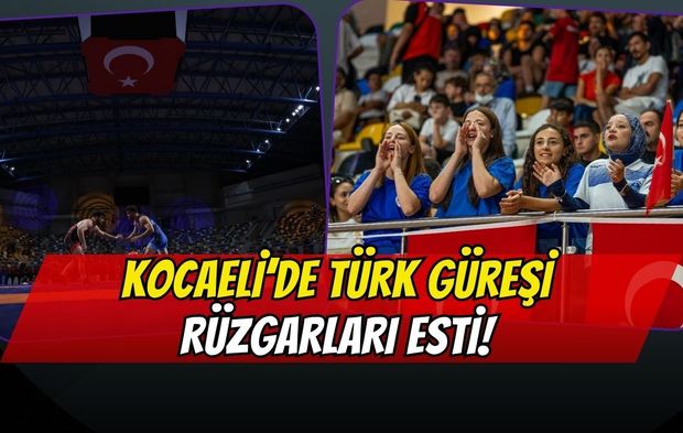 Kocaeli'nde Türk Güreşi Rüzgarı