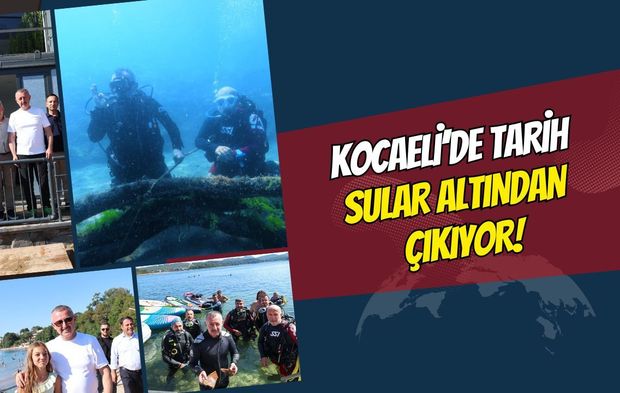 Kocaeli’de Tarih Sular Altından Çıkıyor