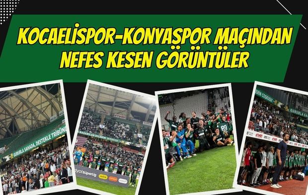 Kocaelispor-Konyaspor Maçından Görüntüler...