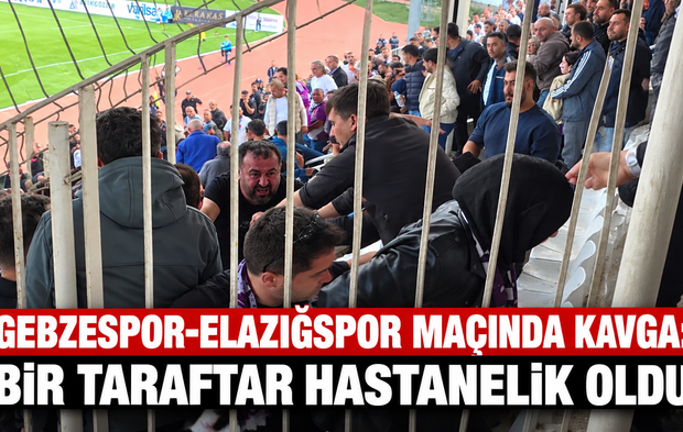 Gebzespor-Elazığspor Maçında Kavga: Bir Taraftar Hastanelik Oldu