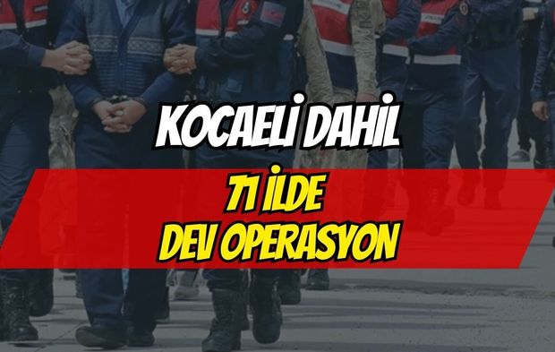 Kocaeli Dahil 71 İlde Uyuşturucu Operasyonu