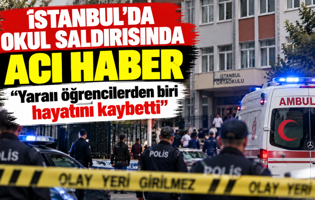 İstanbul’da okul saldırısında acı haber: yaralı öğrencilerden biri hayatını kaybetti