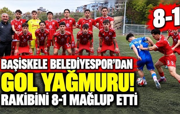 Başiskele Belediyespor'dan gol yağmuru! Rakibini 8-1 mağlup etti