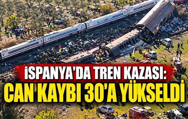 İspanya'da Tren Kazası Can Kaybı 30'a Yükseldi