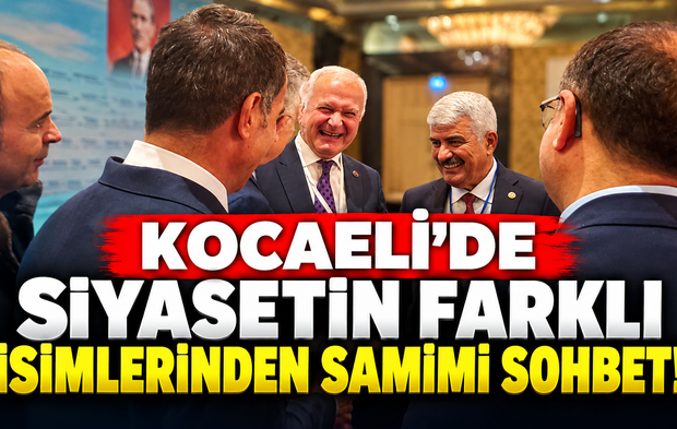 Kocaeli’de siyasetin farklı isimlerinden samimi sohbet!