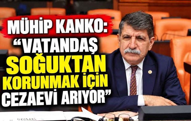 Mühip Kanko: "Vatandaş Soğuktan Korunmak İçin Cezaevi Arıyor"