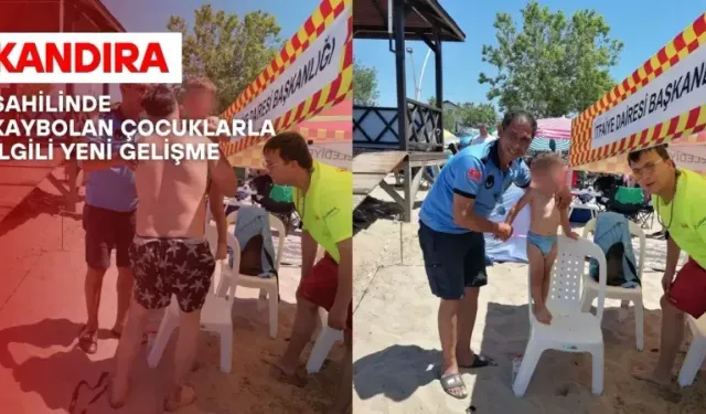 Kandıra sahilinde kaybolan çocukların yardımına zabıta yetişti 