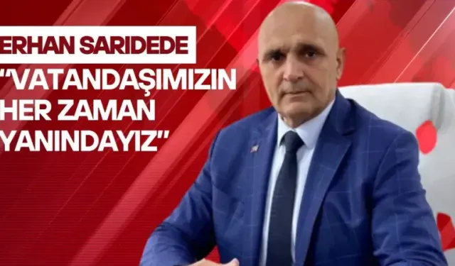 AK PARTİ ÇAYIROVA İLÇE BAŞKANI SARIDEDE İLE RÖPORTAJ