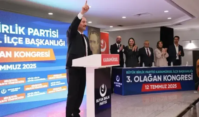 Karamürsel’de BBP Kongresi: Başkan Küpçü, “Karamürsel’i Büyük Birlik’in Kalesi Yapacağız”