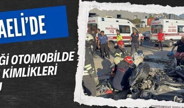 Dilovası'nda Tır dorsesi aracı ezdi! Feci kazada ölenlerin kimlikleri belli oldu