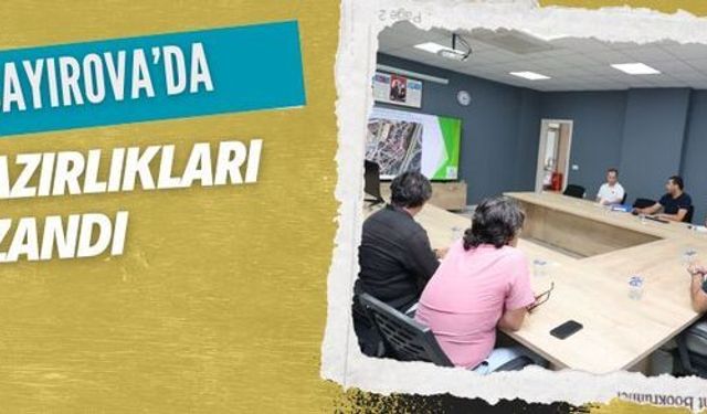 Çayırova’da afetle mücadelede kararlı adımlar atılıyor 