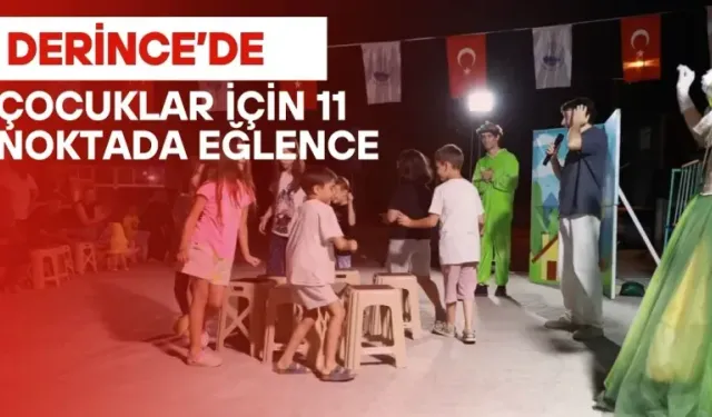 Derince'de çocuklar için 11 noktada eğlence