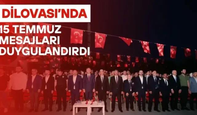 Dilovası’nda 15 Temmuz destanı yeniden yaşandı