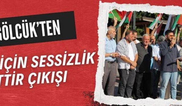 AGD Gölcük’ten Gazze İçin Sessizlik İhanettir Çıkışı