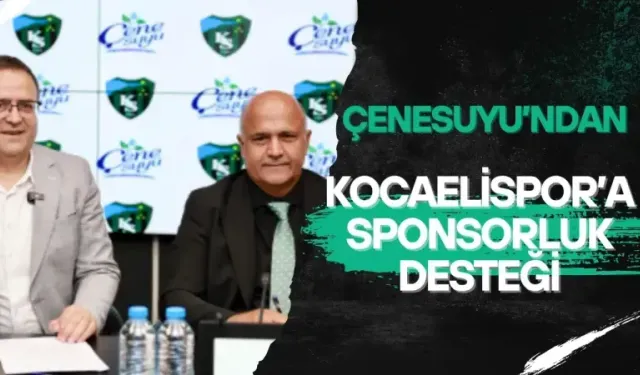 Derince Belediye Başkanı Sertif Gökçe’den Kocaelispor’a Sponsorluk Desteği