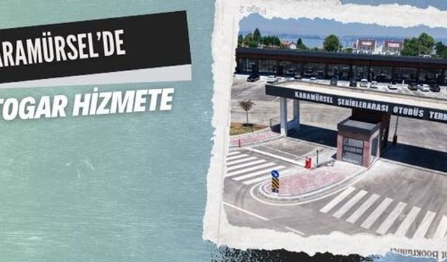 Karamürsel'de yeni otogar hizmete girdi!