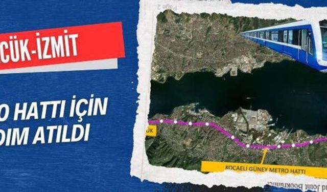  Gölcük-İzmit metro hattı için ilk adım atıldı