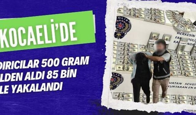  Başiskele'de polis kılığına giren dolandırıcılar 85 bin dolarla enselendiler