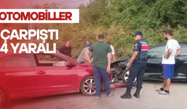 Karamürsel'de kaza : 4 kişi yaralandı