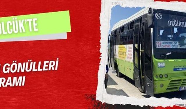 Gölcük'teki bu şoför gönüllerde taht kurdu