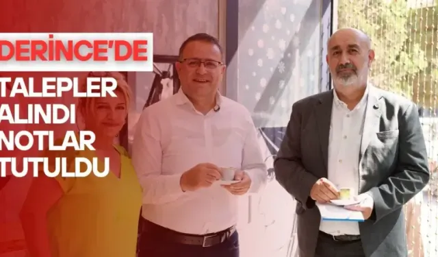 Başkan Gökçe Derincelilerin taleplerini yerinde dinliyor 