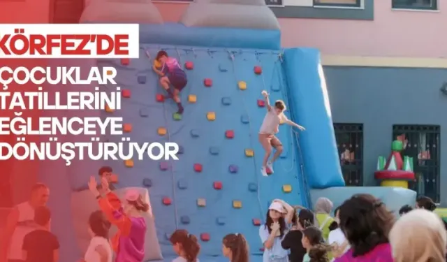 Körfez’de çocuklar tatillerini eğlenceye dönüştürüyor