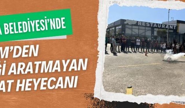 ÇAK-TİM’den Çayırova Belediye personeline yangın tatbikatı