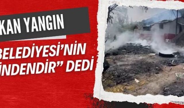 Yangının sebebi "Çöpleri almayan İzmit Belediyesi" dedi