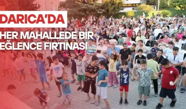 Darıca sokakları eğlenceye büründü