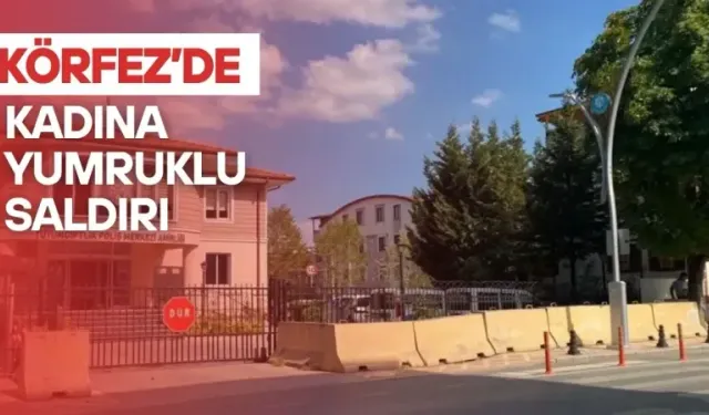 Körfez'de park yeri tartışmasında kadına yumruklu saldırı