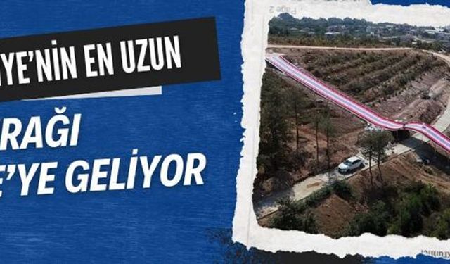 Kaydırakta Türkiye'nin en uzunu Gebze'ye geliyor
