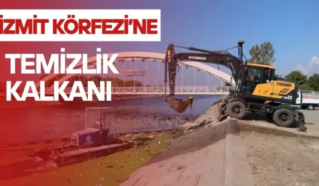 Kocaeli Büyükşehir İzmit Körfezi'nde yüzlerce metreküp atık engellendi