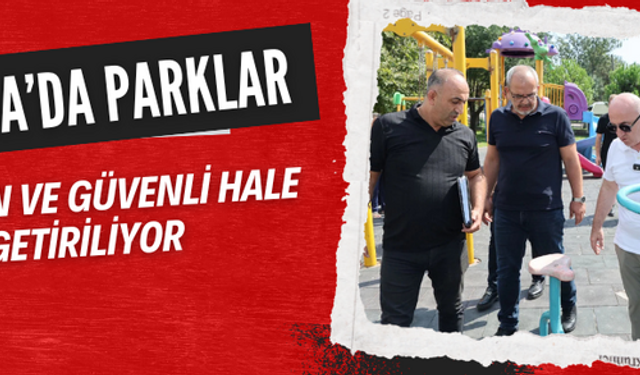 Darıca’da parklar modern ve güvenli hale getiriliyor
