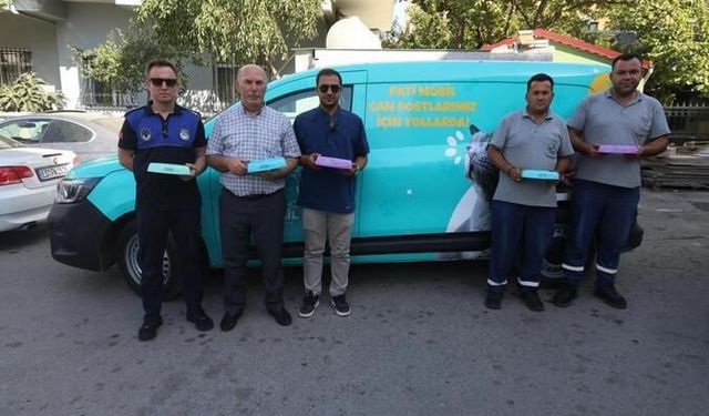 Darıca Belediyesi’nden Can Dostlarımıza Mama ve Su Desteği
