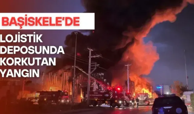 Başiskele’de depoyu saran alevler gökyüzünü kapladı